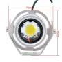 10W 500LM White Light 6500K COB LED Wired Hexagon Eagle Eyes Car Fog Lamp, Wire Length:35cm, DC 12-24V(Silver)