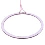 80mm 5W 180LM Angel Eyes Circles Car Headlight Pink Light COB LED Lights for Vehicles, DC 12-24V