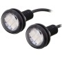 2 PCS  22.5mm 1.5W 150LM Blue Light 3 LED SMD 5630 Spotlight Eagle Eye Light Daytime Running Light for Vehicles