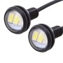 2 PCS MZ 22.5mm 1.5W 150LM White Light 3 LED SMD 5630 Spotlight Eagle Eye Light Daytime Running Light for Vehicles