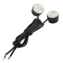 2x 1.5W Waterproof Eagle Eye Light White LED Light for Vehicles, Cable Length: 65cm