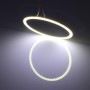 70mm 5W 180LM Angel Eyes Circles Car Headlight White Light COB LED Lights for Vehicles, DC 12-24V