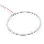 90mm 5W 180LM Angel Eyes Circles Car Headlight COB LED Lights for Vehicles, DC 12-24V(Pink Light)