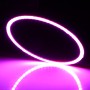 90mm 5W 180LM Angel Eyes Circles Car Headlight COB LED Lights for Vehicles, DC 12-24V(Pink Light)