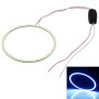 90mm 5W 180LM Angel Eyes Circles Car Headlight COB LED Lights for Vehicles, DC 12-24V(Ice Blue Light)