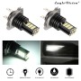 2 PCS EV11 H7 DC9V-30V 5W 6000K 400LM Car LED Fog Light 24LEDs SMD-3030 Lamps