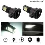 2 PCS EV11 H16 / 5202 DC9V-30V 5W 6000K 400LM Car LED Fog Light 24LEDs SMD-3030 Lamps