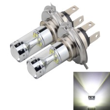 2 ПК H4 60W 1200 LM 6000K Туманные огни с 12 светодиодными лампами Cree XB-D, DC 12V (белый свет)