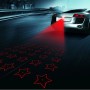200mW Five-Pointed Star Pattern Red Light Car Laser Fog Lamp, DC 8-36V, Cable Length: 73cm