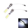 2 PCS H3 10W 700 LM 6500K White Light Car Fog Light with COB Lamp, DC 12V