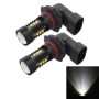 2 PCS MZ 10W 1080LM 5500K 9006 12 XB-D LED Car Front Fog Lights Car Fog Replacement Bulbs Driving Light, DC 12-24V(White Light)