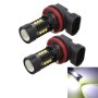 2 PCS MZ 10W 1080 LM 5500K H8/H11 12 XB-D LED Car Front Fog Lights Car Car Fog Light Auto Daytime Running Lights, DC 12-24V(White Light)