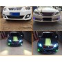 2 PCS 2.5 inch DC12V 10W 900LM 6500K Car Angel Eyes Fog Lamp Foglight, Cable Length: 20cm(Pink Light + White Light)