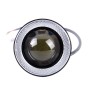 2 PCS 2.5 inch DC12V 10W 900LM 6500K Car Angel Eyes Fog Lamp Foglight, Cable Length: 20cm(Green Light + White Light)