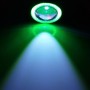 2 PCS 2.5 inch DC12V 10W 900LM 6500K Car Angel Eyes Fog Lamp Foglight, Cable Length: 20cm(Green Light + White Light)