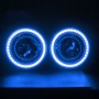 IPHCAR M605 2 PCS 2.5 inch DC12V 55W Car Modification Fog Light with H3 Halogen Light Bulb (Blue Light)