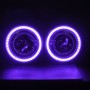 IPHCAR M605 2 PCS 2.5 inch DC12V 55W Car Modification Fog Light with H3 Halogen Light Bulb (Purple Light)