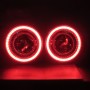 IPHCAR M605 2 PCS 2.5 inch DC12V 55W Car Modification Fog Light with H3 Halogen Light Bulb (Red Light)