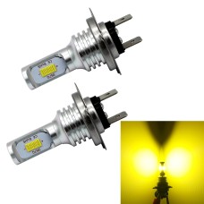 2 PCS H7 72W 1000LM 6000-6500K Super Bright White Light Car Fog LED Bulbs, DC 12-24V