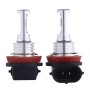 2 PCS H8/H11 72W 1000LM 6000-6500K Super Bright White Light Car Fog LED Bulbs, DC 12-24V (Ice Blue Light)