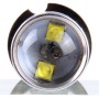 2 PCS H4 350 LM 6000K 30W White Light CREE 6 LED Car Fog Light Bulb, DC 12V