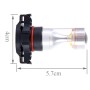 2 PCS H16 30W 350LM 6000K White Light CREE 6 LED Car Fog Light Bulb, DC 12V