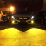 2 PCS 9005 HB3 6W 400LM Car LED Three-side COB Chips Fog Light Lamp Replacement, (White Light+Yellow Light)