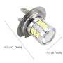 2 PCS H7 4W 252 LM 6000K Car Fog Lights with 18 LEDs SMD-5630 Lamps, DC 10-30V (White Light)