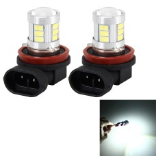 2 PCS H11 4W 250 LM 6000K Car Fog Lights with 18 LEDs SMD-5630 Lamps, DC 10-30V (White Light)