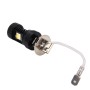 2 PCS Super Bright H3 DC 12V 5W 350LM Auto Car Fog Light with 16 SMD-3030 LED Bulbs Lamp, White + Yellow Light