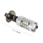 2 PCS H1 DC 12V 5W 250LM Auto Car Fog Lights with 16 SMD-2835 LED Bulbs (White Light)