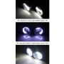 IPHCAR M701 2 PCS DC 12V 15W 6000K(Fog Light) 8000K(Running Light) 1000LM 2 in 1 Fog Light + Daytime Running Light (White Light) 