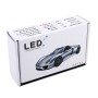 2 PCS 9005/9006 DC 12V 6W 6000K+3500K Car LED Fog Lights with Double-sided COB Lamps (White Light+Yellow Light)