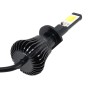 2 PCS H1 DC 12V 6W 6000K+3500K Car LED Fog Lights with Double-sided COB Lamps (White Light+Yellow Light)