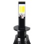 2 PCS H1 DC 12V 6W 6000K+3500K Car LED Fog Lights with Double-sided COB Lamps (White Light+Yellow Light)