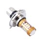 2 PCS H4 15W 1300 LM 6500K 28 SMD-3030 LEDs Car Fog Lights, DC 12V(White Light)