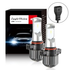 EV10LED-CSP 2 PCS 5202 / 5201 DC 9-30V 9.5W 6000K 900LM Highlight Fog Light Xenon White