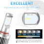 EV10LED-CSP 2 PCS 9006 / HB4 DC 9-30V 9.5W 6000K 900LM Highlight Fog Light Xenon White