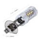 H1 80W 800LM 6000K 16-3535-LEDs Car Fog Lights, DC 12-24V(White Light)