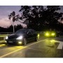 2 PCS H4 10W 1000 LM Car Fog Lights with 28 SMD-3030 LED Lamps, DC 12V(Gold Light)