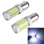 2 PCS 1157 5W 300LM 5000K 6 COB LEDs Car Fog Lights, DC 12V(White Light)