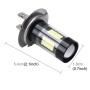 H7 7W 420LM 6000K Car Fog Lights with 42 SMD-3528 LED  Lamps, DC 12V(White Light)