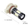 H16 7W 420LM 6000K Car Fog Lights with 42 SMD-3528 LED  Lamps, DC 12V(White Light)