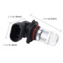 9005 6W 600 LM 6000K Car Fog Lights with 6 CREE XB-D Lamps, DC 12V (White Light)