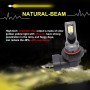 2 PCS 9005 DC12V-24V / 12W / 3000K / 800LM 12LEDs SMD-3030 Car LED Fog Light(Yellow Light)