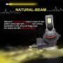 2 PCS 9006 DC12V-24V / 12W / 3000K / 800LM 12LEDs SMD-3030 Car LED Fog Light (Yellow Light)