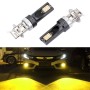 2 PCS H3 DC12V-24V / 12W / 3000K / 800LM 12LEDs SMD-3030 Car LED Fog Light (Yellow Light)