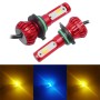 2 PCS YBW5-RED 9006 DC9-36V 12W 6000K/-8000K-3000K 2100LM IP68 Car LED Fog Light