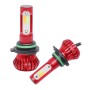 2 PCS YBW5-RED 9006 DC9-36V 12W 6000K/-8000K-3000K 2100LM IP68 Car LED Fog Light