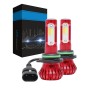 2 PCS YBW5-RED 9006 DC9-36V 12W 6000K/-8000K-3000K 2100LM IP68 Car LED Fog Light